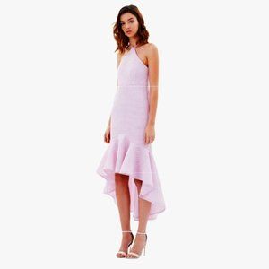 NWT Cper   Pearl cici fishtail dress gown  halter pink blh cocktail